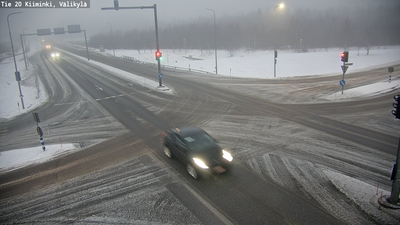Weather Camera Image Road 20 Oulu Kiiminki, Välikylä, Oulu, Pohjois-Pohjanmaa