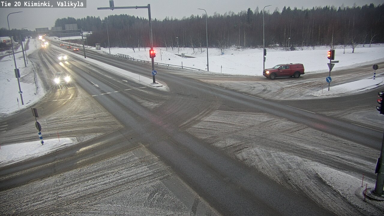 Weather Camera Image Road 20 Oulu Kiiminki, Välikylä, Oulu, Pohjois-Pohjanmaa