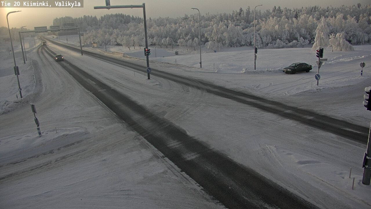 Weather Camera Image Road 20 Oulu Kiiminki, Välikylä, Oulu, Pohjois-Pohjanmaa
