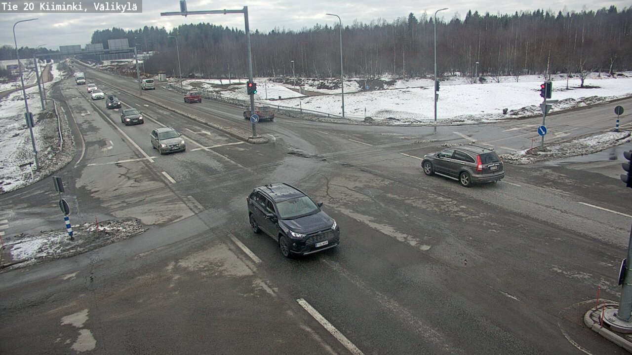 Weather Camera Image Road 20 Oulu Kiiminki, Välikylä, Oulu, Pohjois-Pohjanmaa