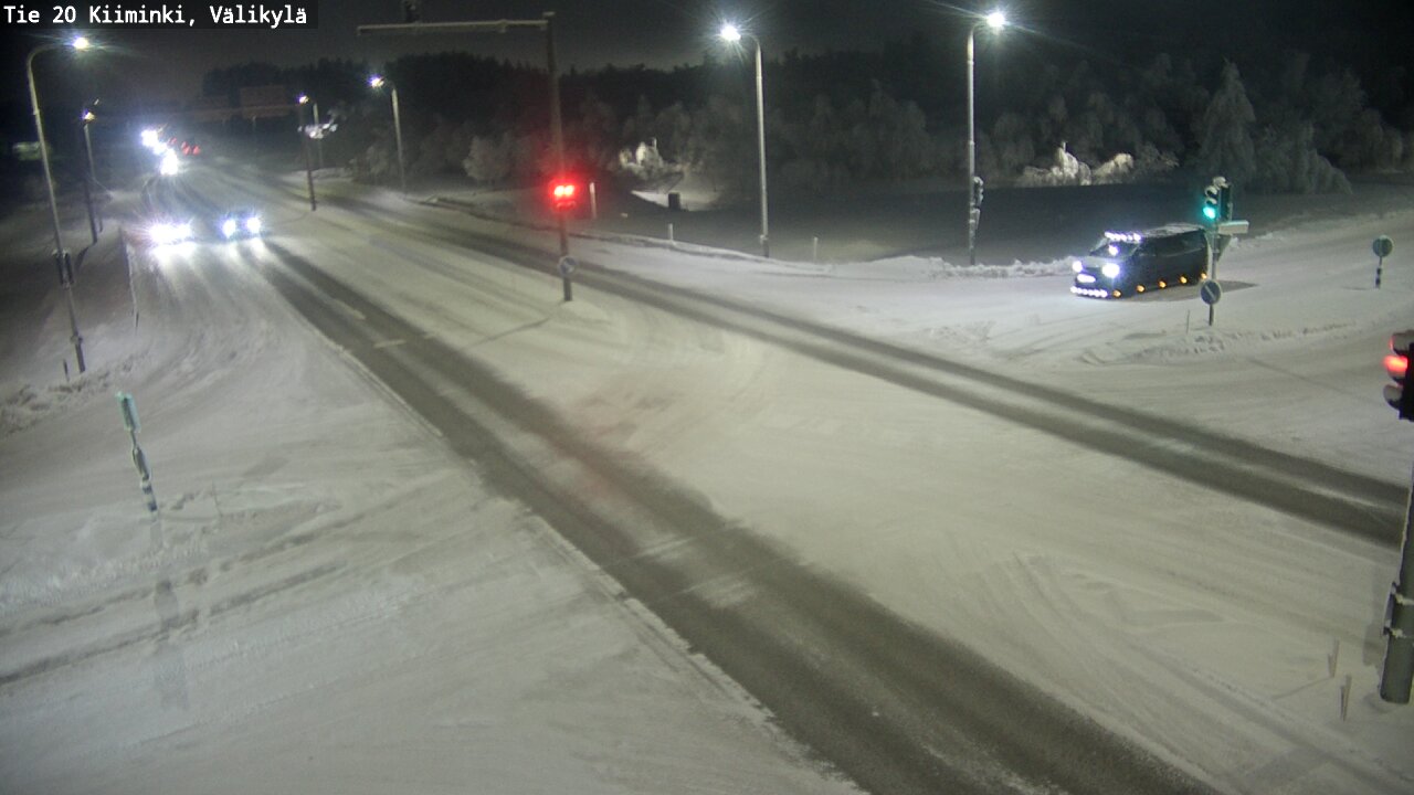 Weather Camera Image Road 20 Oulu Kiiminki, Välikylä, Oulu, Pohjois-Pohjanmaa