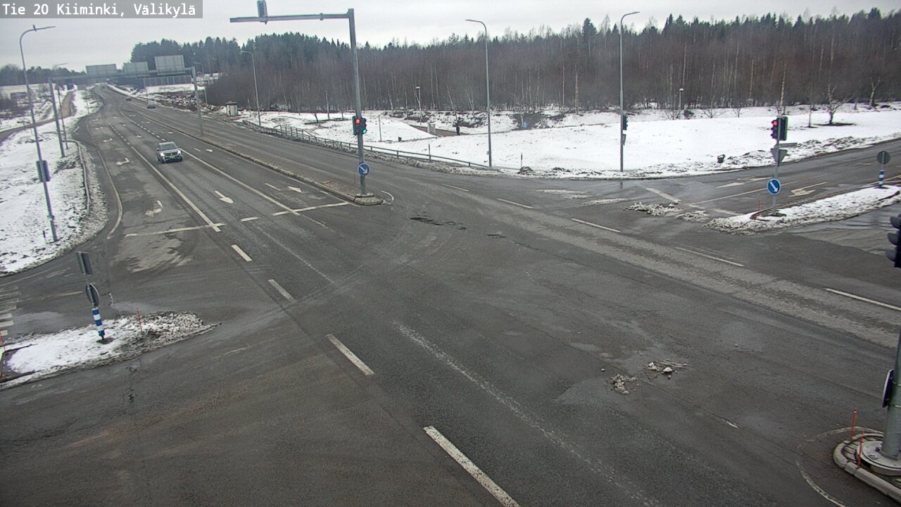 Weather Camera Image Road 20 Oulu Kiiminki, Välikylä, Oulu, Pohjois-Pohjanmaa