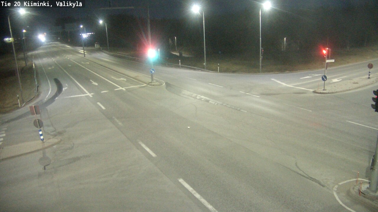 Weather Camera Image Road 20 Oulu Kiiminki, Välikylä, Oulu, Pohjois-Pohjanmaa