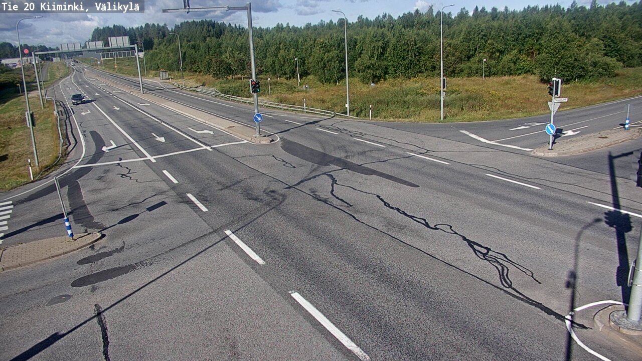 Weather Camera Image Road 20 Oulu Kiiminki, Välikylä, Oulu, Pohjois-Pohjanmaa