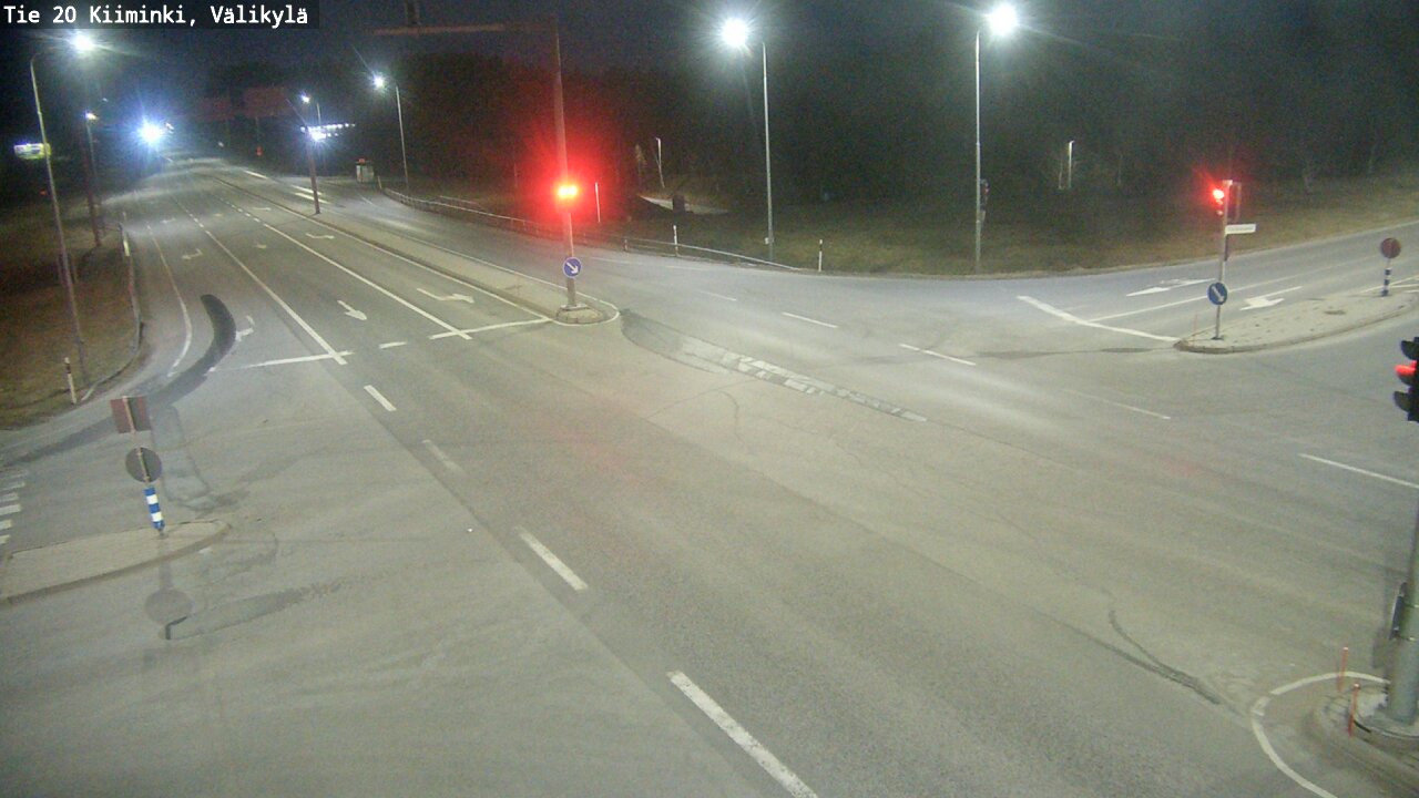 Weather Camera Image Road 20 Oulu Kiiminki, Välikylä, Oulu, Pohjois-Pohjanmaa