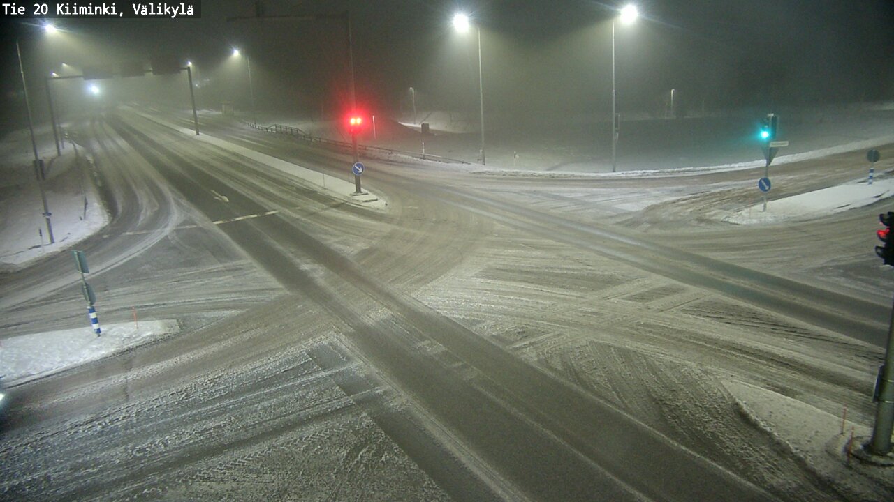Weather Camera Image Road 20 Oulu Kiiminki, Välikylä, Oulu, Pohjois-Pohjanmaa