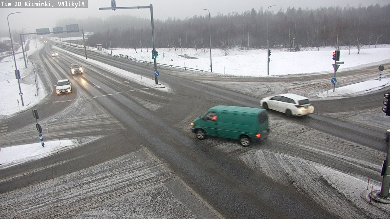 Weather Camera Image Road 20 Oulu Kiiminki, Välikylä, Oulu, Pohjois-Pohjanmaa