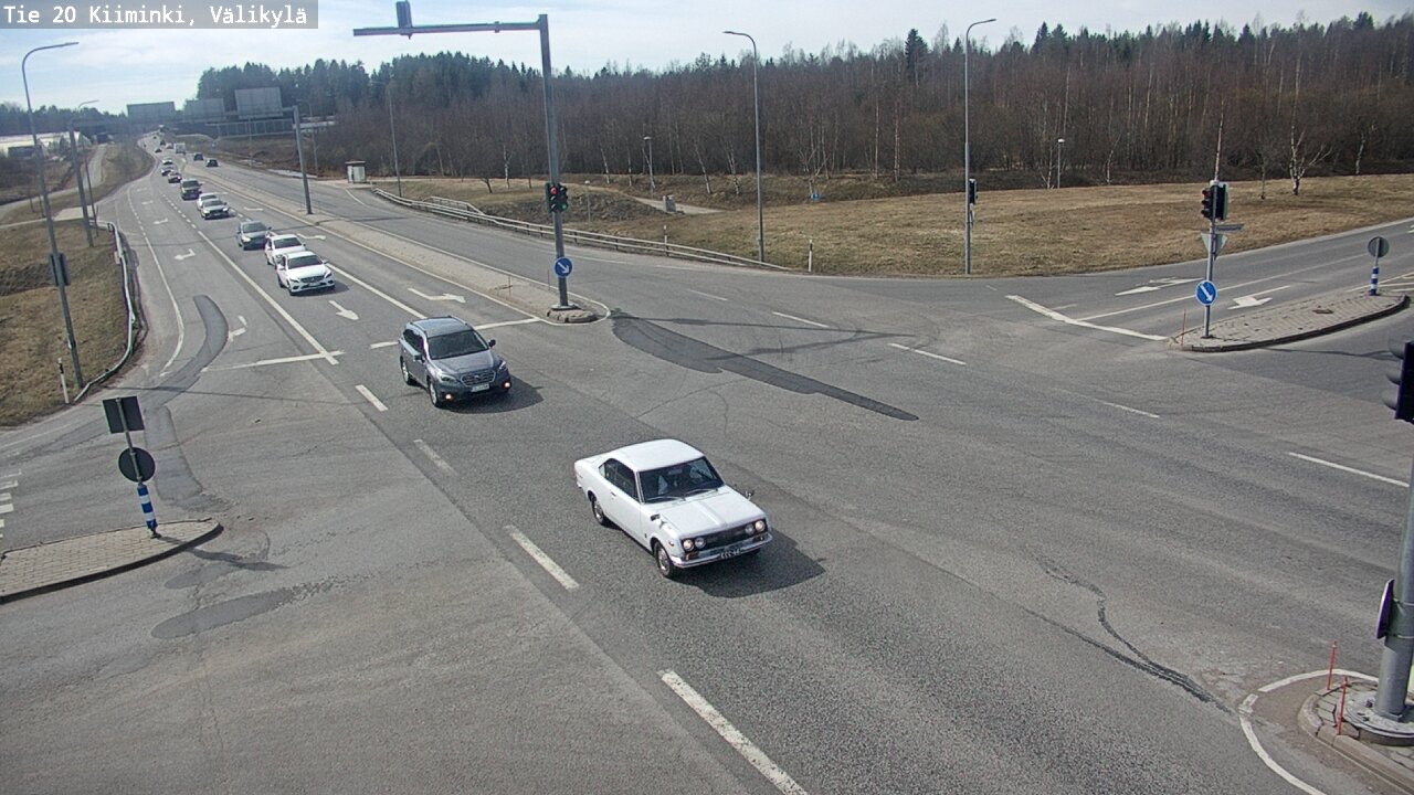 Weather Camera Image Road 20 Oulu Kiiminki, Välikylä, Oulu, Pohjois-Pohjanmaa