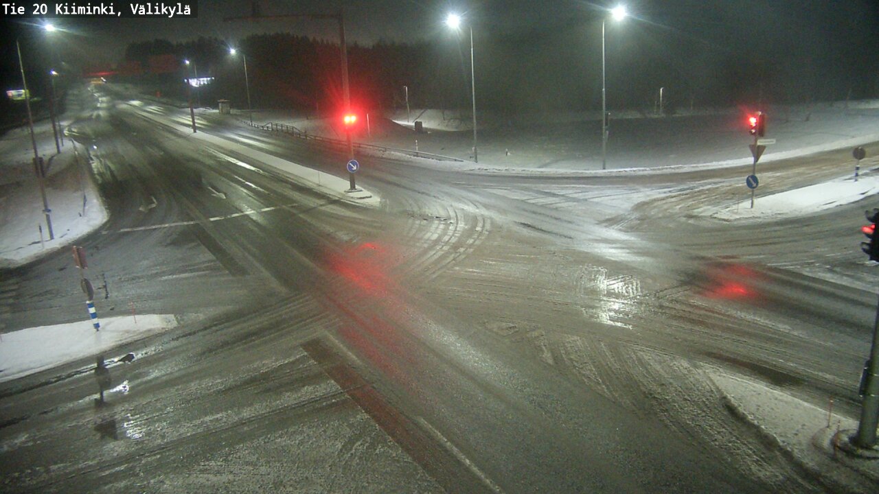 Weather Camera Image Väg 20 Uleåborg Kiiminki, Välikylä, Oulu, Pohjois-Pohjanmaa