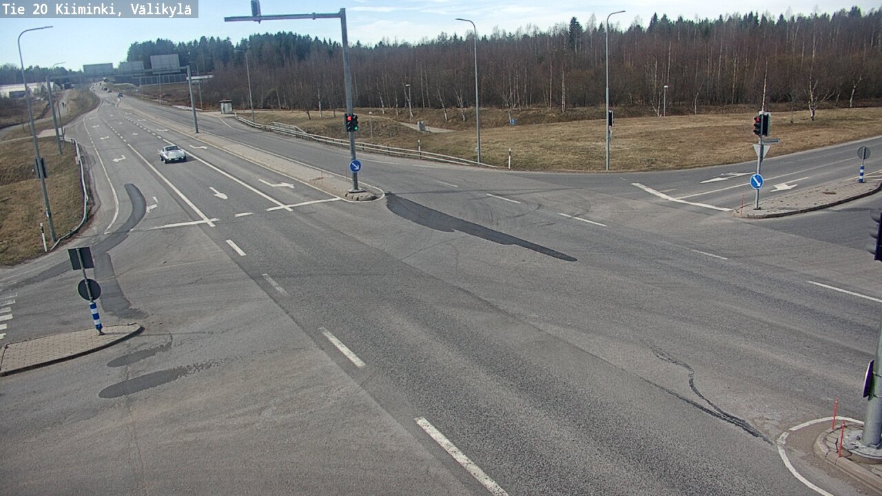 Weather Camera Image Road 20 Oulu Kiiminki, Välikylä, Oulu, Pohjois-Pohjanmaa
