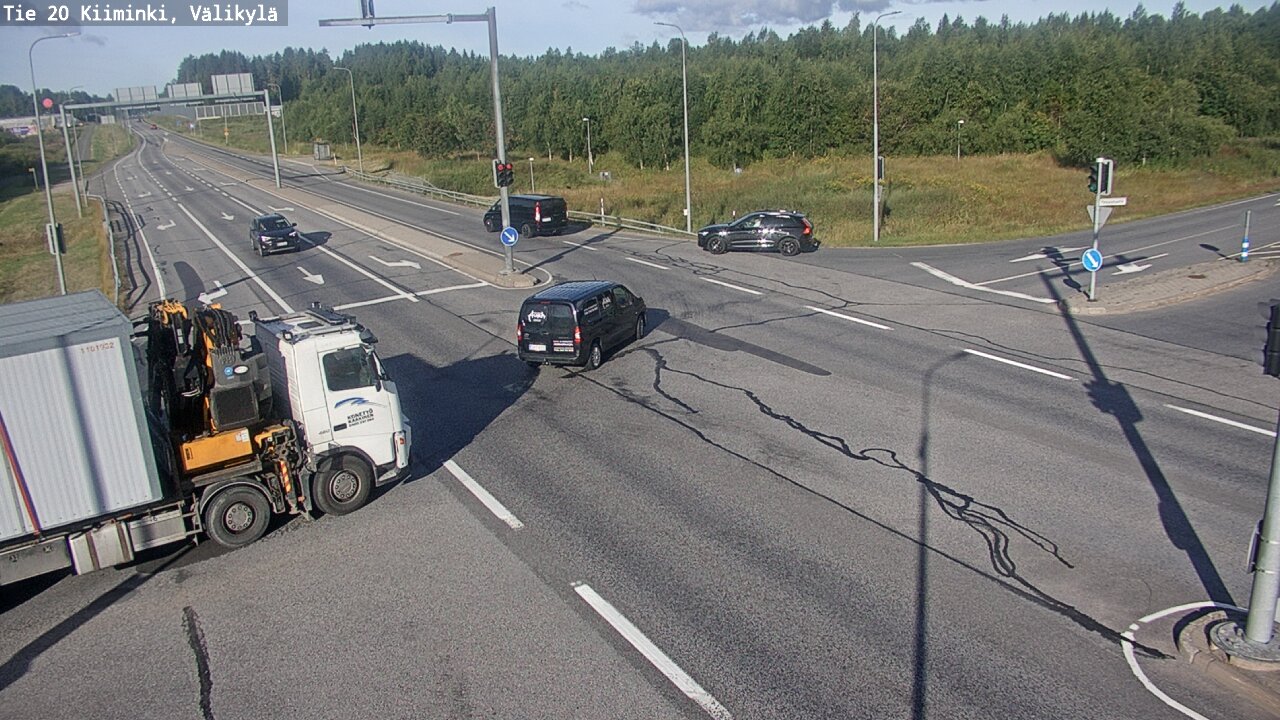 Weather Camera Image Road 20 Oulu Kiiminki, Välikylä, Oulu, Pohjois-Pohjanmaa