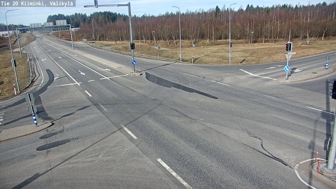 Weather Camera Image Road 20 Oulu Kiiminki, Välikylä, Oulu, Pohjois-Pohjanmaa