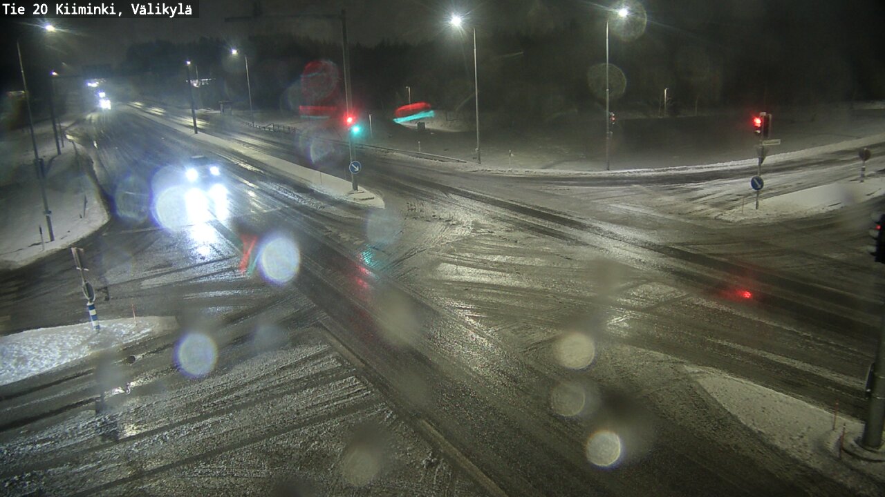 Weather Camera Image Väg 20 Uleåborg Kiiminki, Välikylä, Oulu, Pohjois-Pohjanmaa