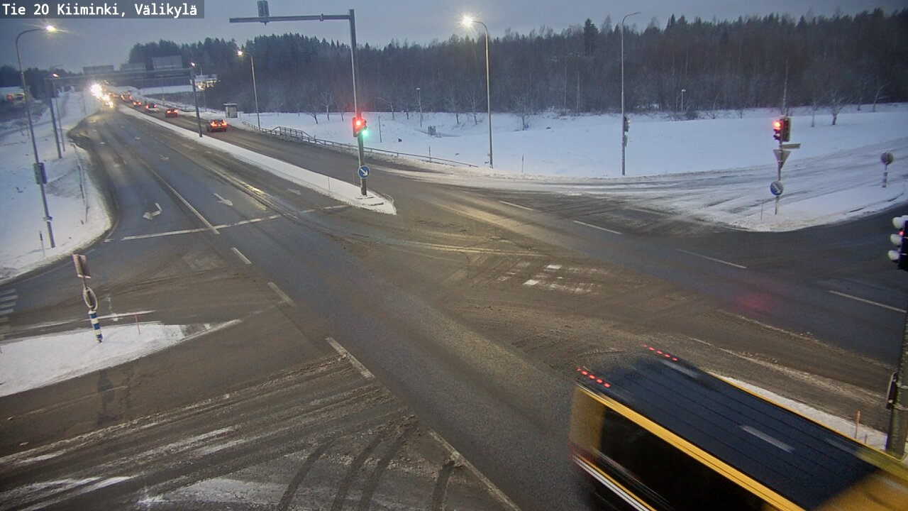 Weather Camera Image Väg 20 Uleåborg Kiiminki, Välikylä, Oulu, Pohjois-Pohjanmaa