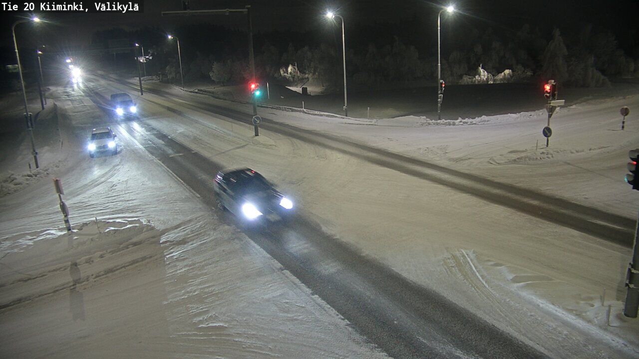 Weather Camera Image Road 20 Oulu Kiiminki, Välikylä, Oulu, Pohjois-Pohjanmaa