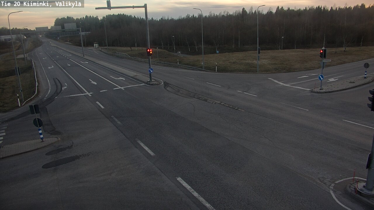 Weather Camera Image Road 20 Oulu Kiiminki, Välikylä, Oulu, Pohjois-Pohjanmaa