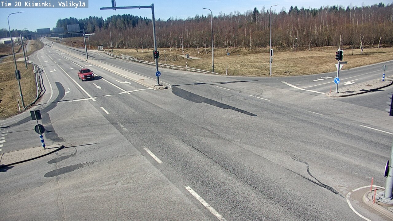 Weather Camera Image Road 20 Oulu Kiiminki, Välikylä, Oulu, Pohjois-Pohjanmaa