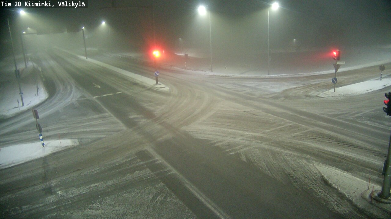Weather Camera Image Road 20 Oulu Kiiminki, Välikylä, Oulu, Pohjois-Pohjanmaa