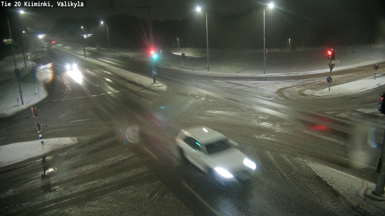 Weather Camera Image Väg 20 Uleåborg Kiiminki, Välikylä, Oulu, Pohjois-Pohjanmaa