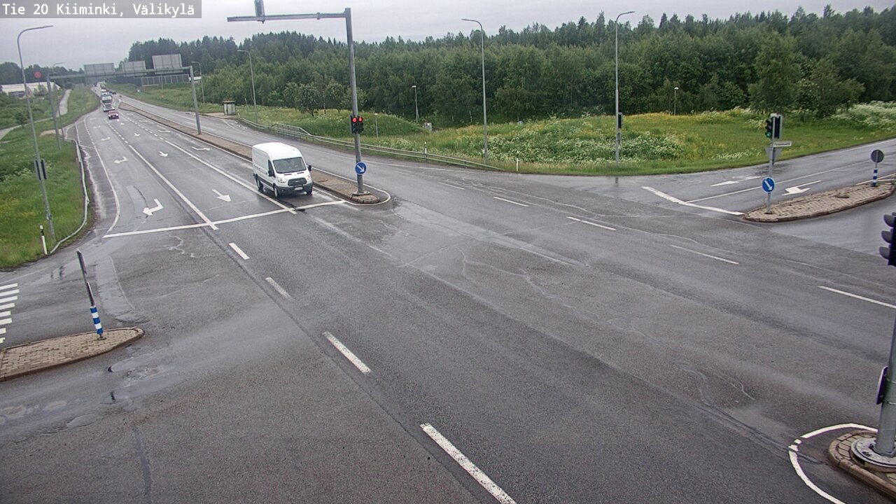 Weather Camera Image Väg 20 Uleåborg Kiiminki, Välikylä, Oulu, Pohjois-Pohjanmaa