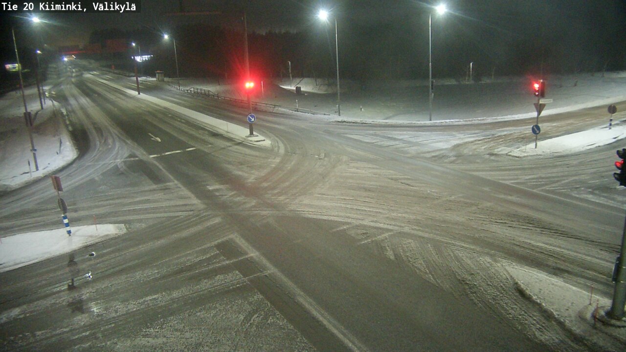 Weather Camera Image Road 20 Oulu Kiiminki, Välikylä, Oulu, Pohjois-Pohjanmaa