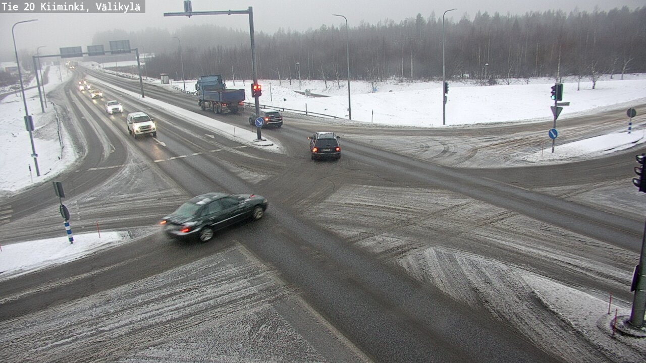 Weather Camera Image Road 20 Oulu Kiiminki, Välikylä, Oulu, Pohjois-Pohjanmaa
