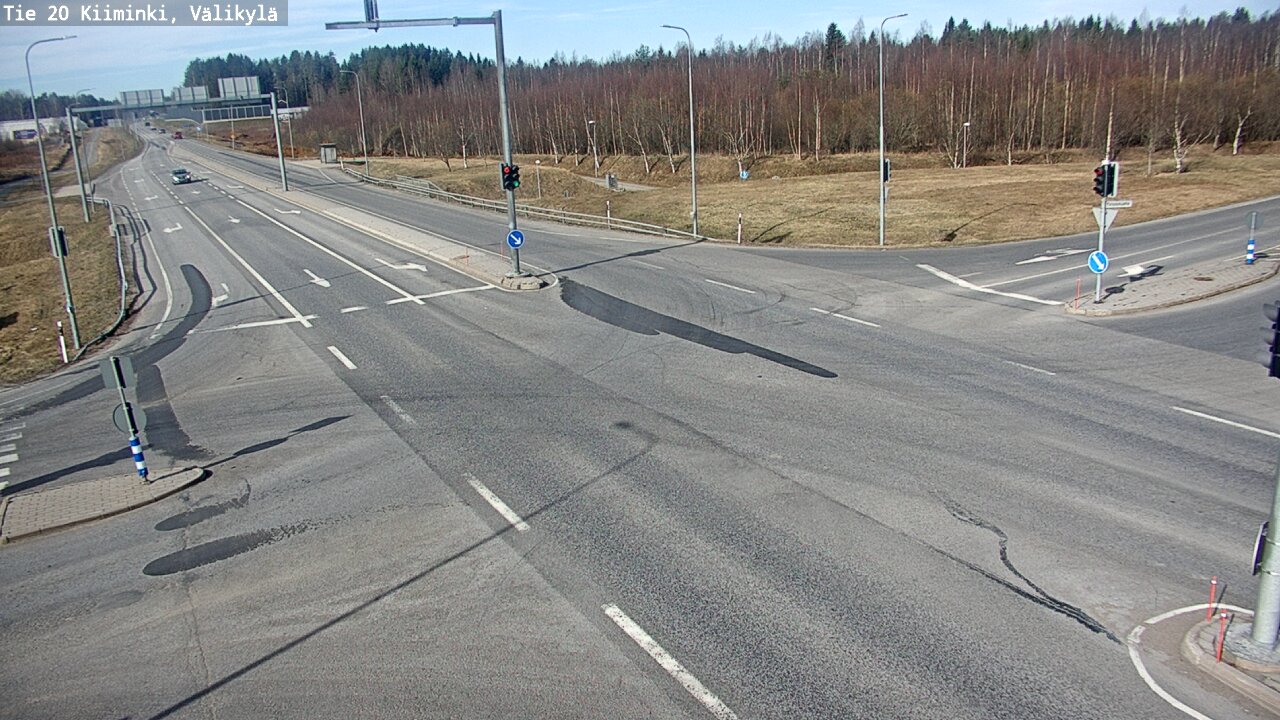 Weather Camera Image Road 20 Oulu Kiiminki, Välikylä, Oulu, Pohjois-Pohjanmaa