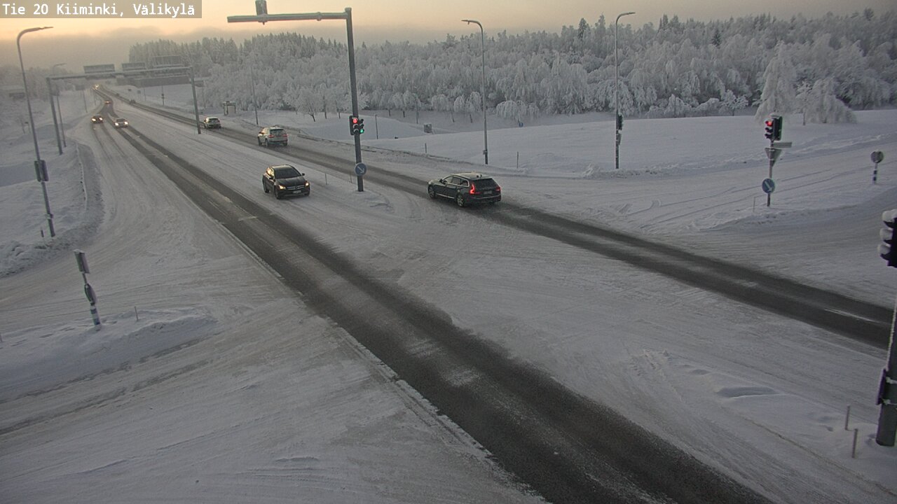 Weather Camera Image Road 20 Oulu Kiiminki, Välikylä, Oulu, Pohjois-Pohjanmaa