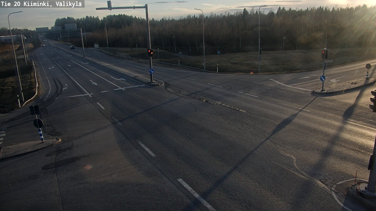 Weather Camera Image Road 20 Oulu Kiiminki, Välikylä, Oulu, Pohjois-Pohjanmaa