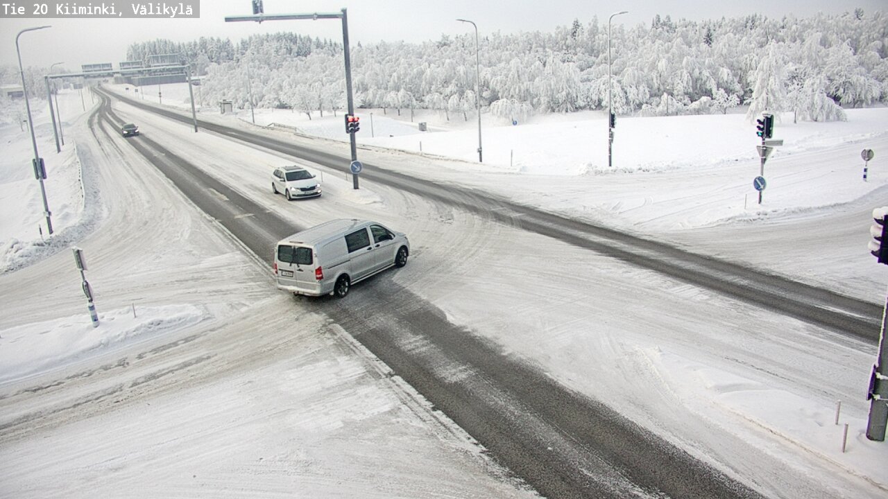 Weather Camera Image Väg 20 Uleåborg Kiiminki, Välikylä, Oulu, Pohjois-Pohjanmaa