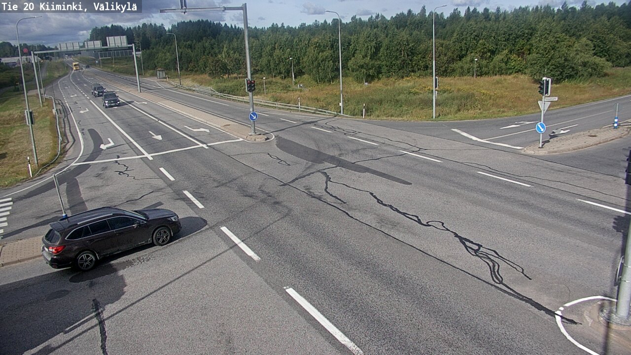Weather Camera Image Road 20 Oulu Kiiminki, Välikylä, Oulu, Pohjois-Pohjanmaa