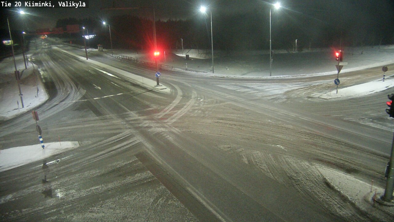 Weather Camera Image Road 20 Oulu Kiiminki, Välikylä, Oulu, Pohjois-Pohjanmaa