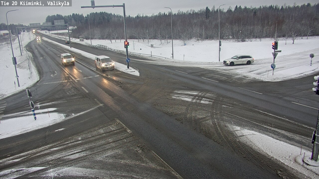 Weather Camera Image Väg 20 Uleåborg Kiiminki, Välikylä, Oulu, Pohjois-Pohjanmaa