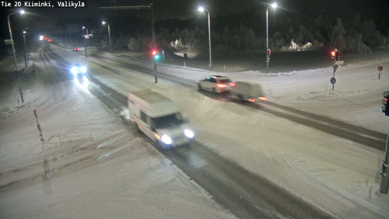 Weather Camera Image Road 20 Oulu Kiiminki, Välikylä, Oulu, Pohjois-Pohjanmaa