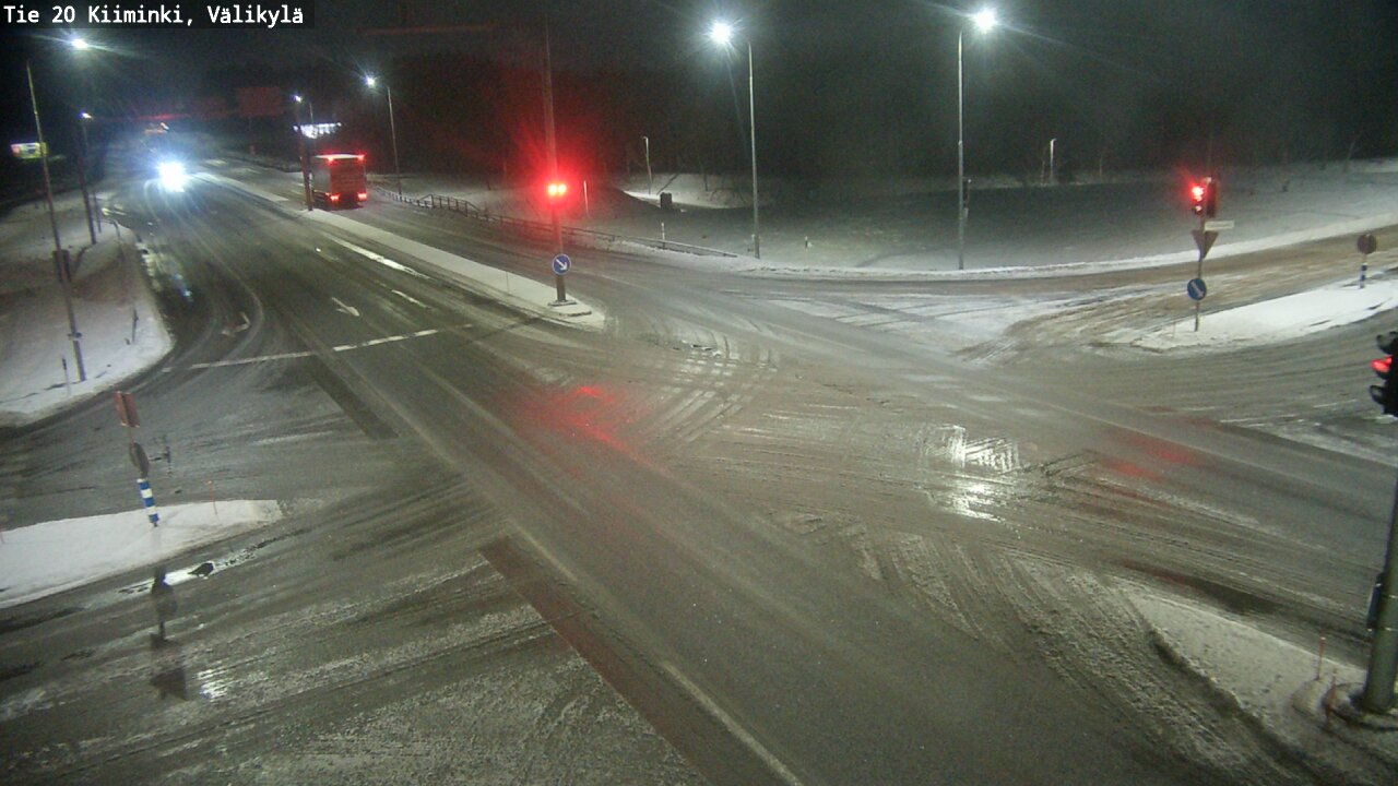 Weather Camera Image Väg 20 Uleåborg Kiiminki, Välikylä, Oulu, Pohjois-Pohjanmaa