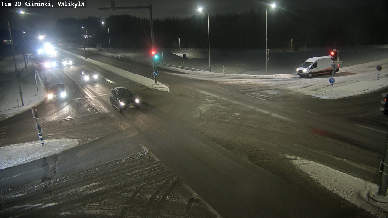Weather Camera Image Väg 20 Uleåborg Kiiminki, Välikylä, Oulu, Pohjois-Pohjanmaa
