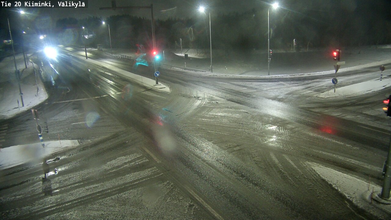 Weather Camera Image Väg 20 Uleåborg Kiiminki, Välikylä, Oulu, Pohjois-Pohjanmaa