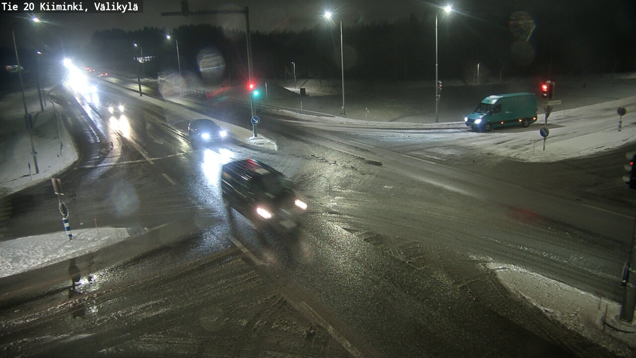 Weather Camera Image Väg 20 Uleåborg Kiiminki, Välikylä, Oulu, Pohjois-Pohjanmaa