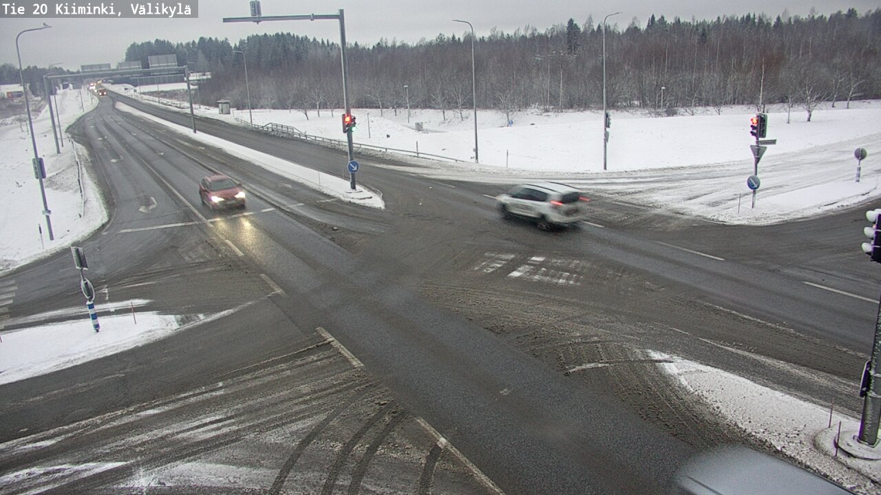 Weather Camera Image Väg 20 Uleåborg Kiiminki, Välikylä, Oulu, Pohjois-Pohjanmaa