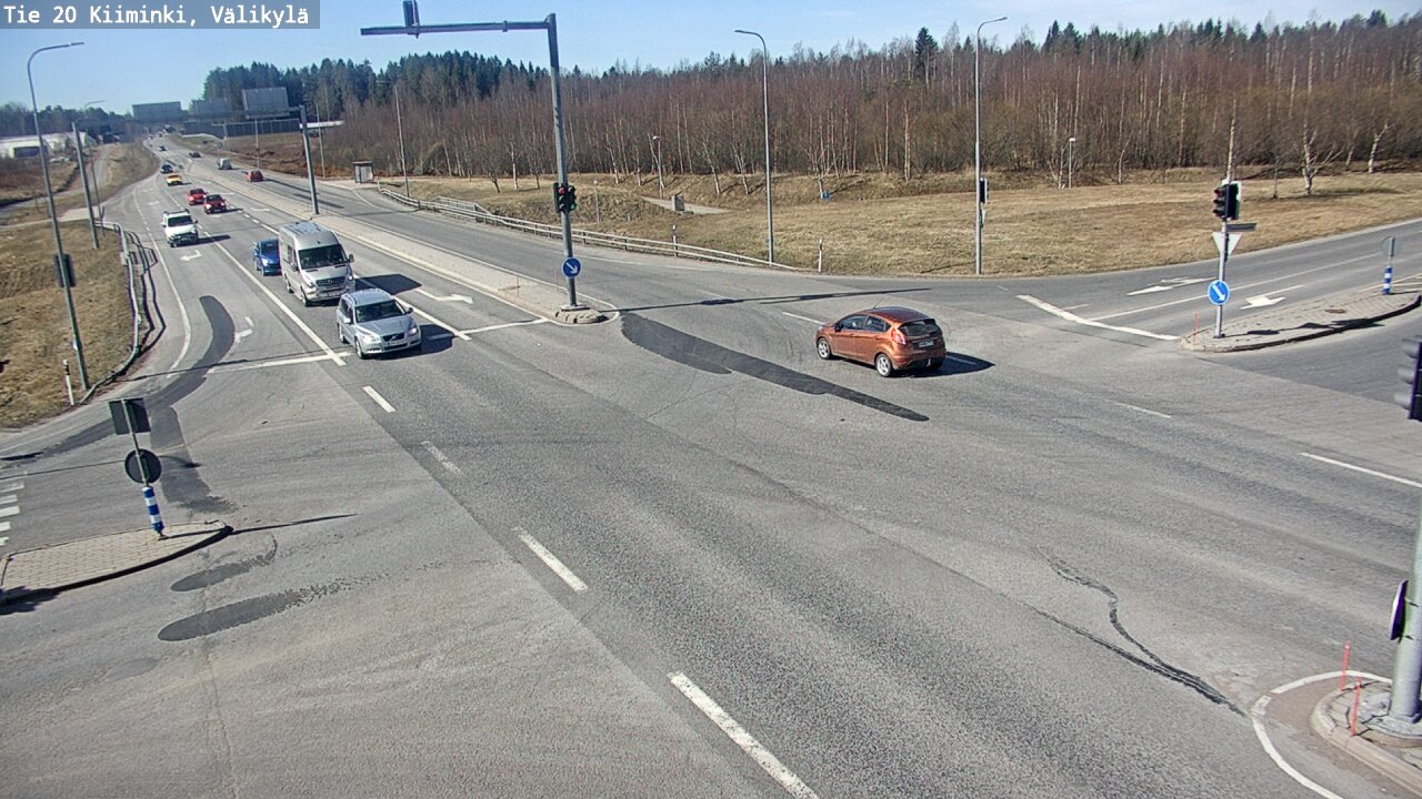Weather Camera Image Road 20 Oulu Kiiminki, Välikylä, Oulu, Pohjois-Pohjanmaa