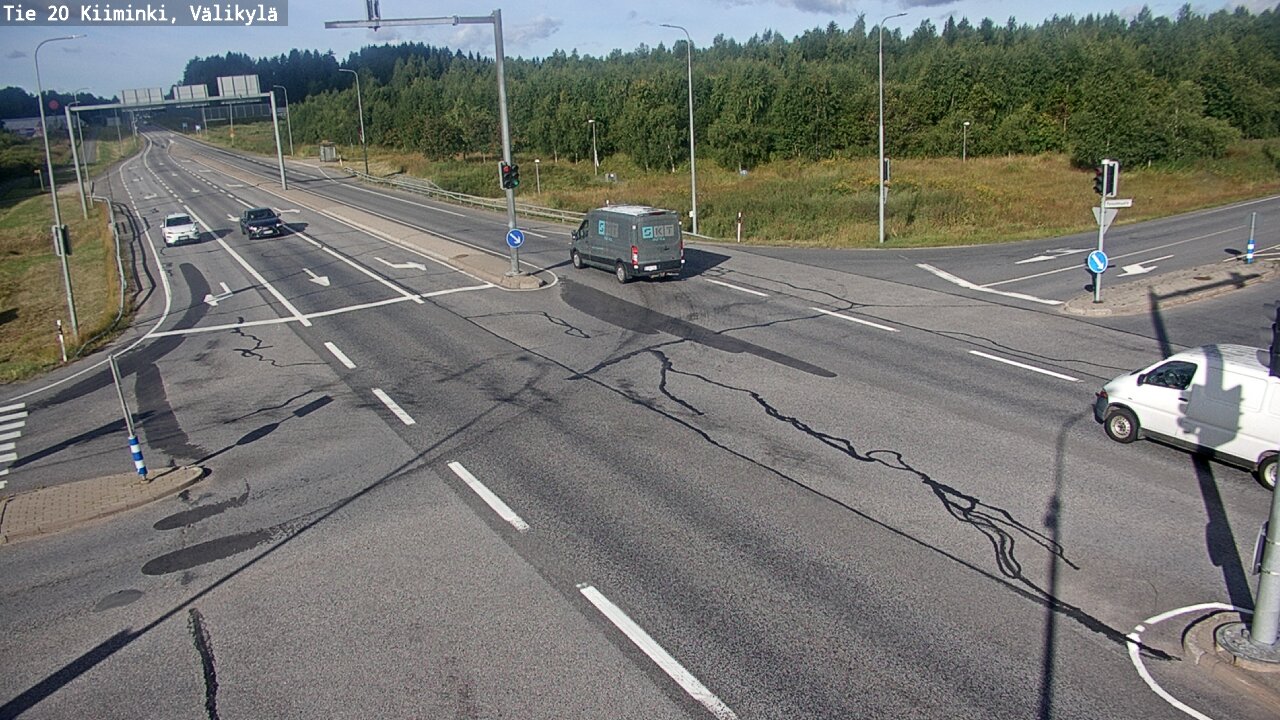 Weather Camera Image Road 20 Oulu Kiiminki, Välikylä, Oulu, Pohjois-Pohjanmaa