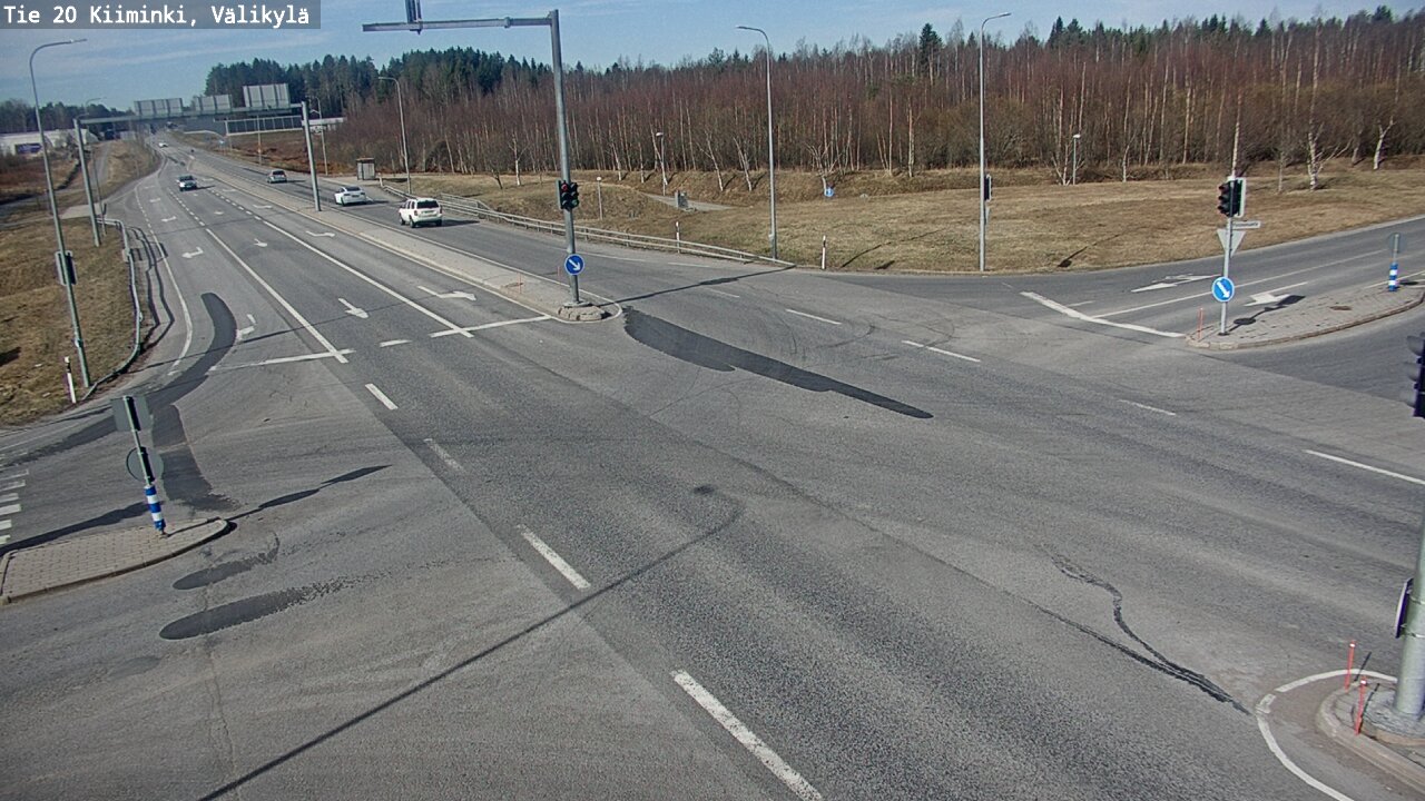 Weather Camera Image Road 20 Oulu Kiiminki, Välikylä, Oulu, Pohjois-Pohjanmaa