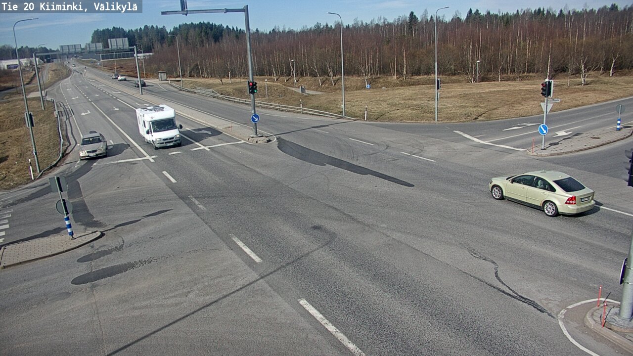 Weather Camera Image Road 20 Oulu Kiiminki, Välikylä, Oulu, Pohjois-Pohjanmaa
