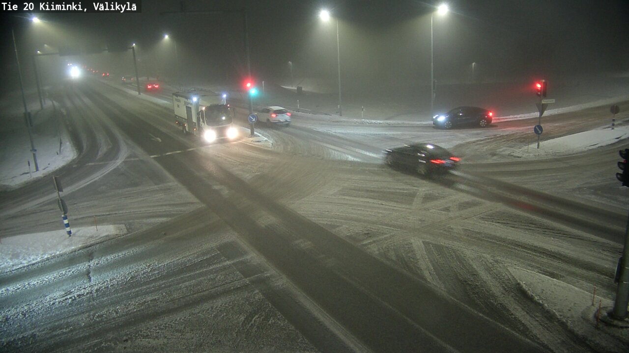 Weather Camera Image Road 20 Oulu Kiiminki, Välikylä, Oulu, Pohjois-Pohjanmaa