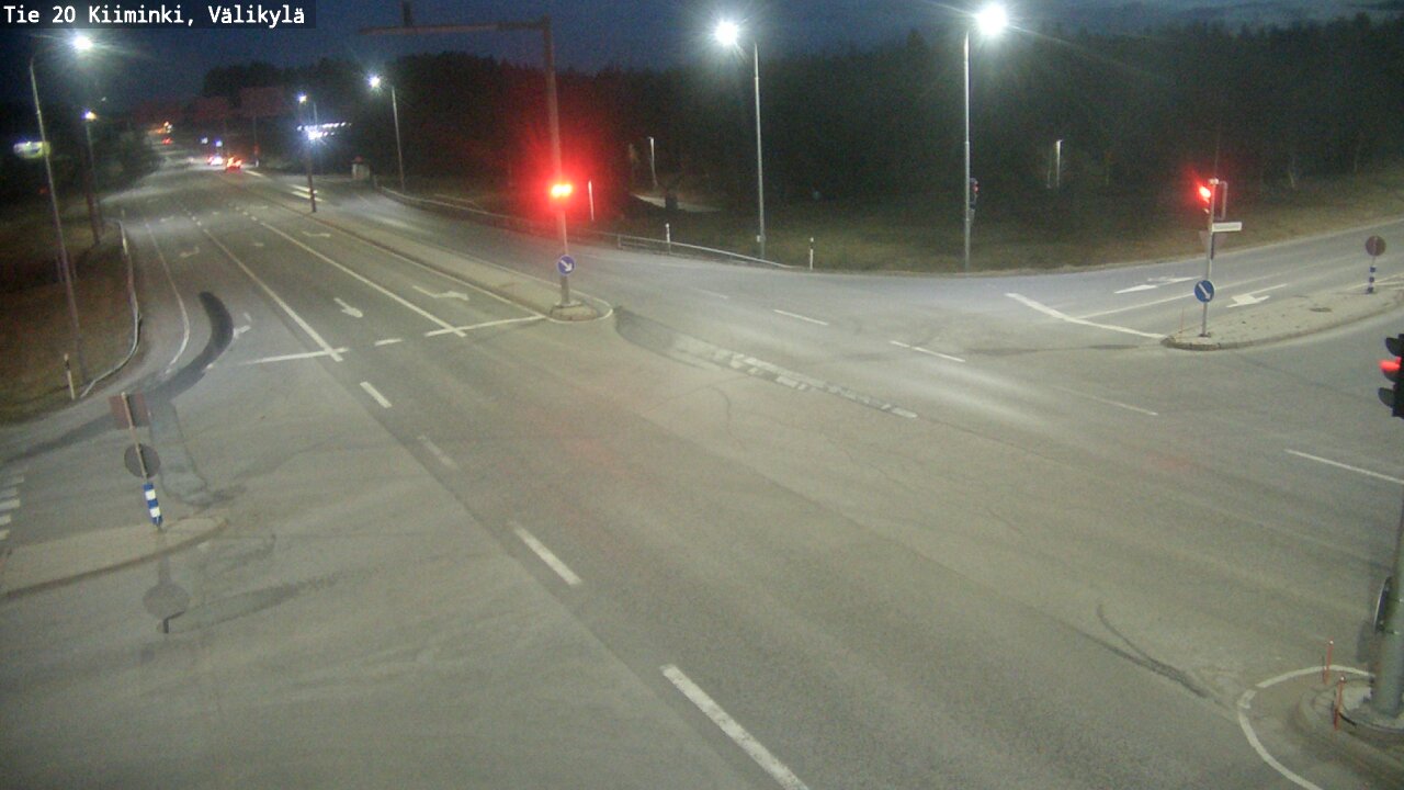 Weather Camera Image Road 20 Oulu Kiiminki, Välikylä, Oulu, Pohjois-Pohjanmaa