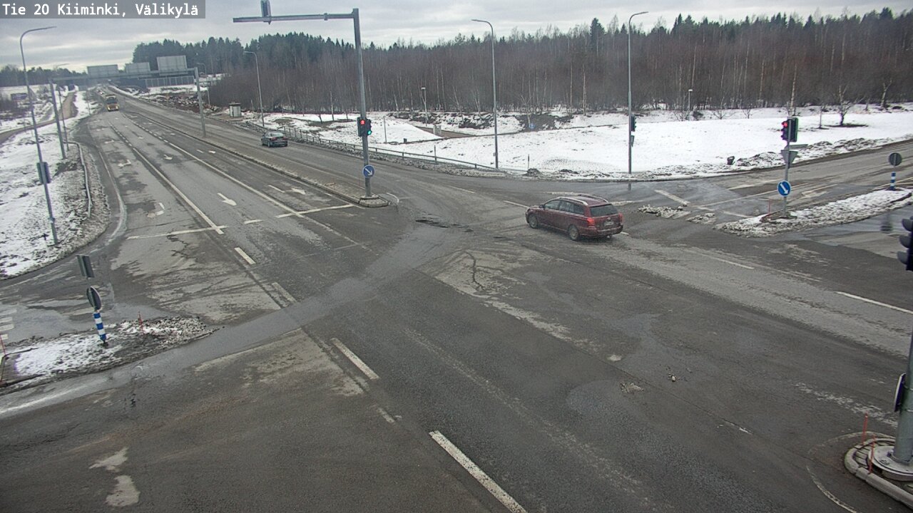 Weather Camera Image Road 20 Oulu Kiiminki, Välikylä, Oulu, Pohjois-Pohjanmaa