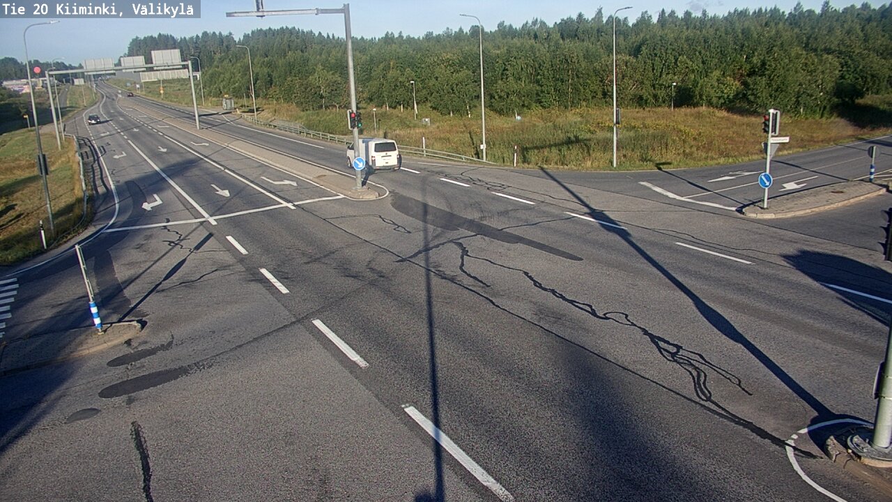 Weather Camera Image Road 20 Oulu Kiiminki, Välikylä, Oulu, Pohjois-Pohjanmaa