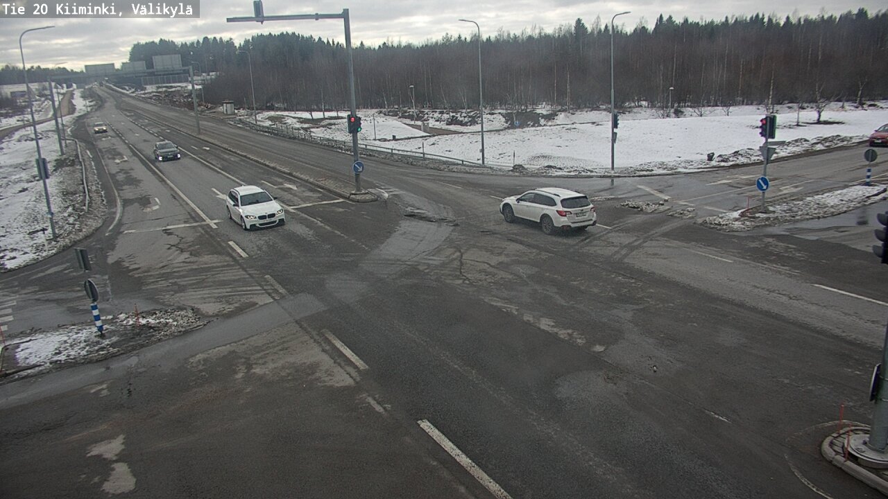 Weather Camera Image Road 20 Oulu Kiiminki, Välikylä, Oulu, Pohjois-Pohjanmaa