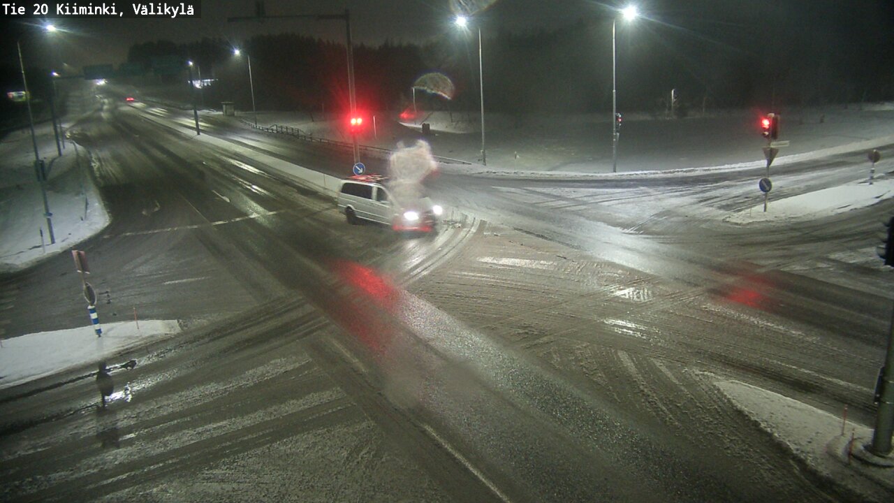 Weather Camera Image Väg 20 Uleåborg Kiiminki, Välikylä, Oulu, Pohjois-Pohjanmaa