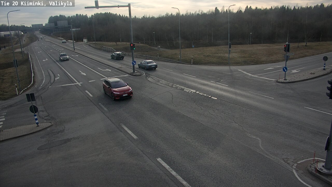 Weather Camera Image Road 20 Oulu Kiiminki, Välikylä, Oulu, Pohjois-Pohjanmaa